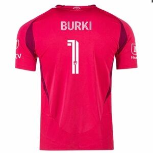 100% Authentic Adidas Bürki St. Louis FC Authentic Home Jersey 25/26 (PowerPink)